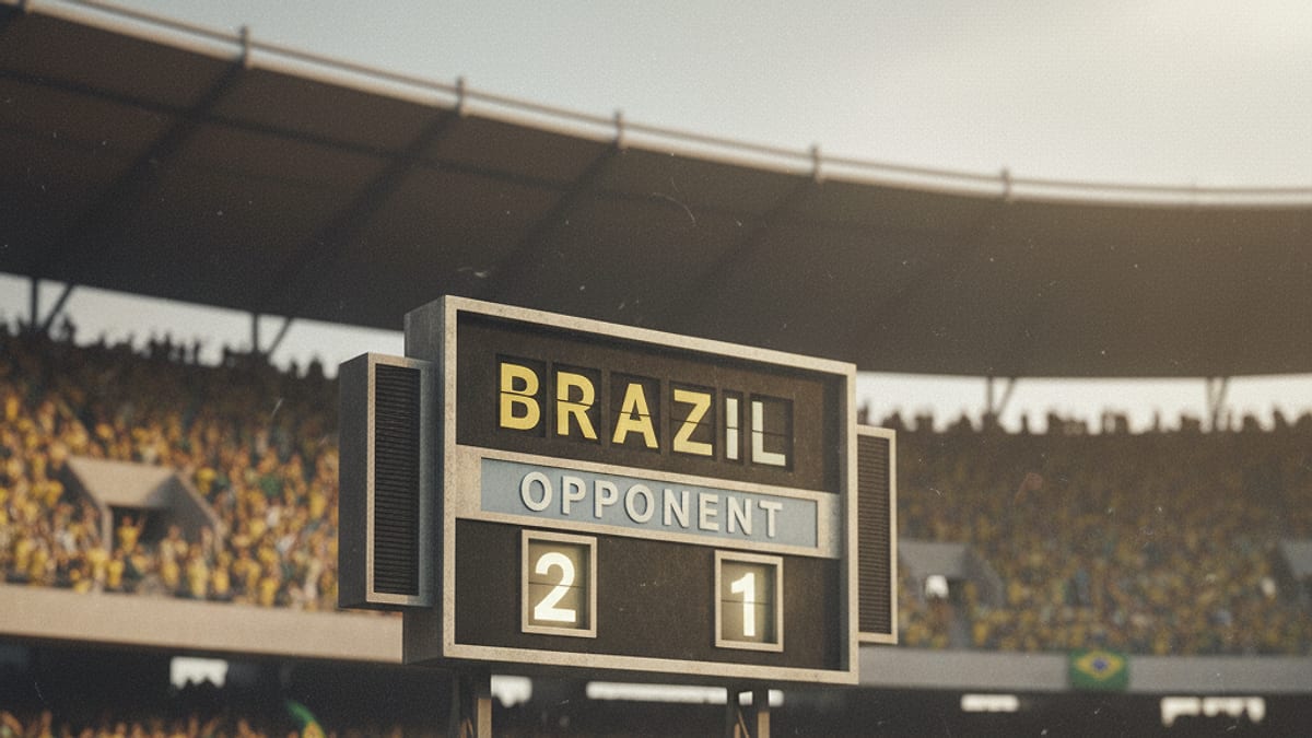 Ilustração editorial sobre futebol brasileiro